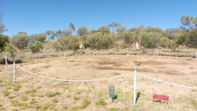 Sandscrape at Alice Springs Golf Club