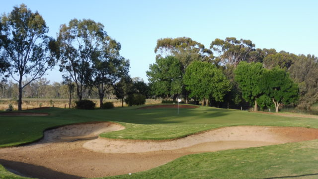 The 11th green at Murray Downs Golf Country Club