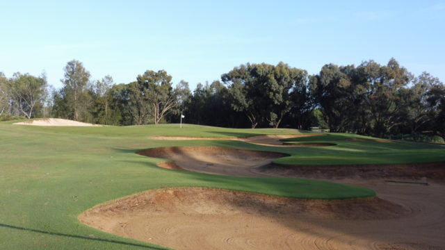 The 12th green at Murray Downs Golf Country Club