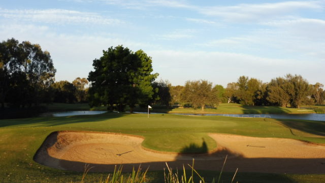 The 5th green at Murray Downs Golf Country Club