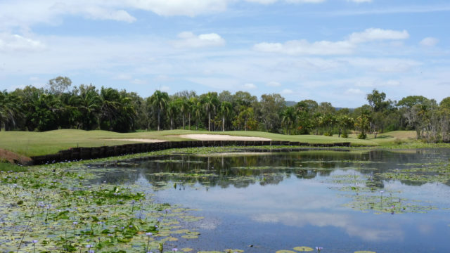 The 11th dropzone at Capricorn Resort Golf Course