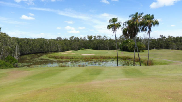 The 13th fairway at Capricorn Resort Golf Course