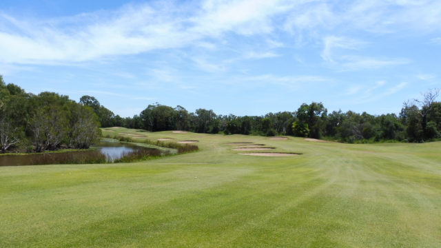 The 15th fairway at Capricorn Resort Golf Course