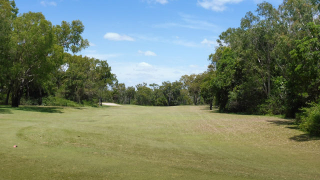 The 16th tee at Capricorn Resort Golf Course