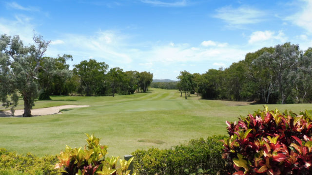 The 18th hole at Capricorn Resort Golf Course