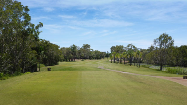 The 18th tee at Capricorn Resort Golf Course