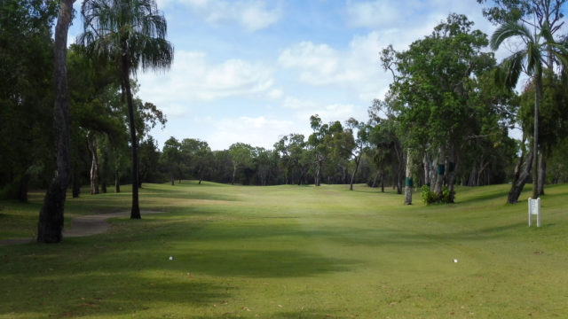 The 2nd tee at Capricorn Resort Golf Course