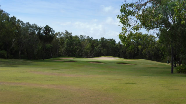 The 3rd green at Capricorn Resort Golf Course