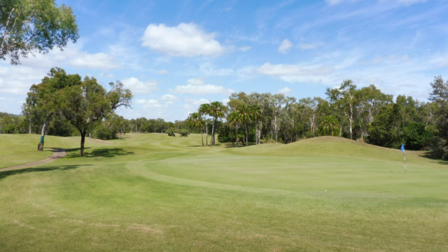 The 6th green at Capricorn Resort Golf Course