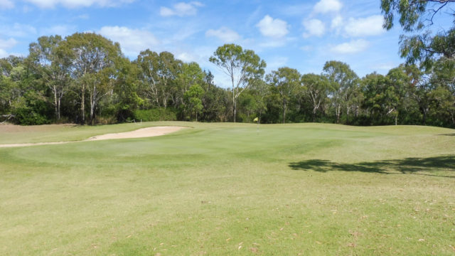 The 7th green at Capricorn Resort Golf Course