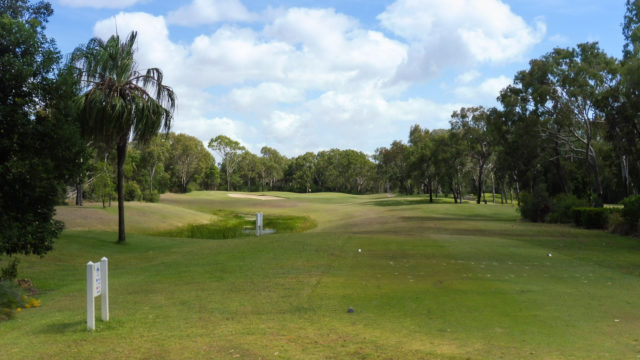 The 7th tee at Capricorn Resort Golf Course