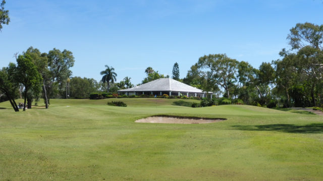 The 9th green at Capricorn Resort Golf Course