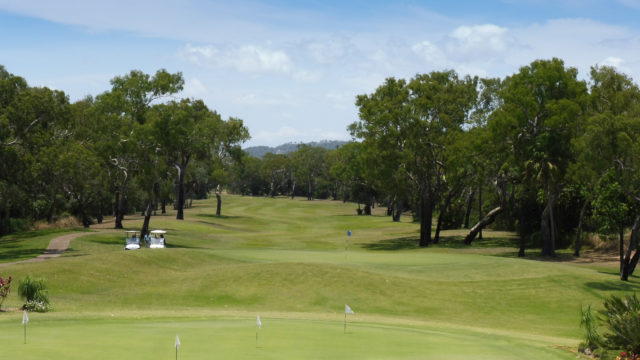 The 9th hole at Capricorn Resort Golf Course