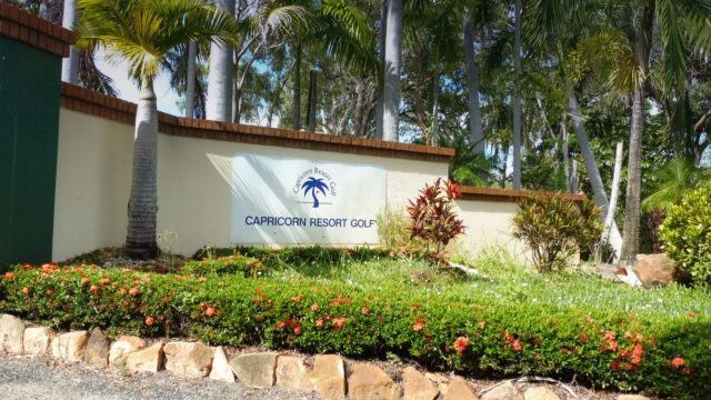 Entrance to Capricorn Resort Golf Course