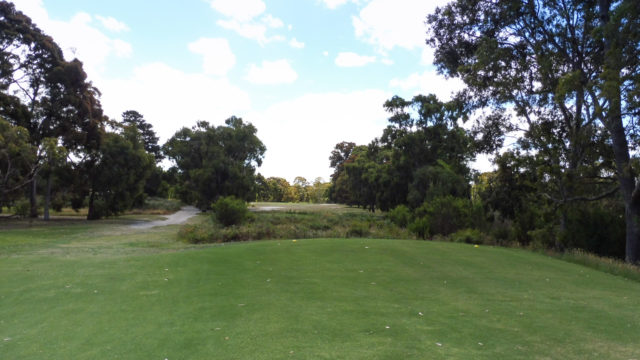 The 18th tee at Cranbourne Golf Club