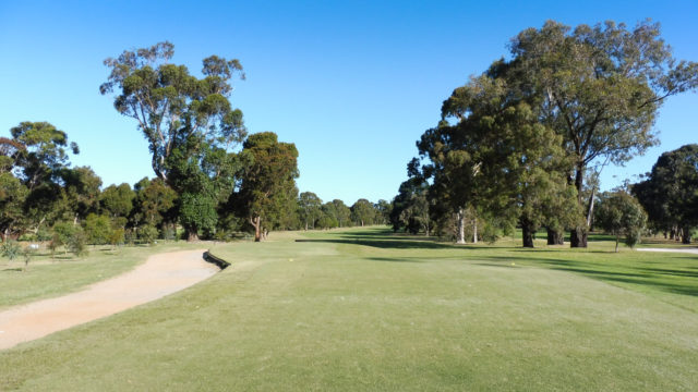 The 1st tee at Cranbourne Golf Club