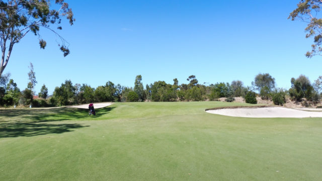 The 4th green at Cranbourne Golf Club