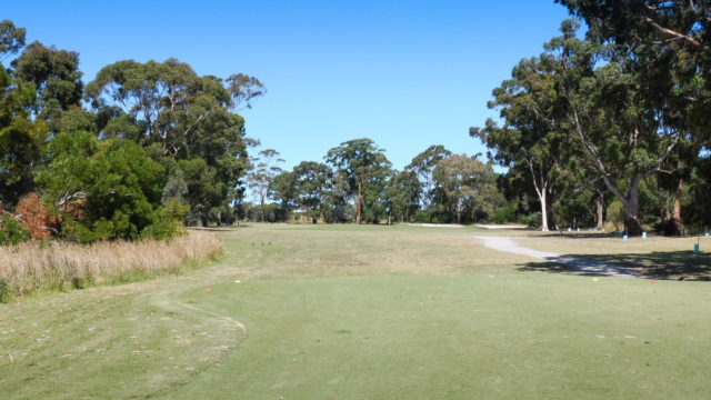 The 4th tee at Cranbourne Golf Club