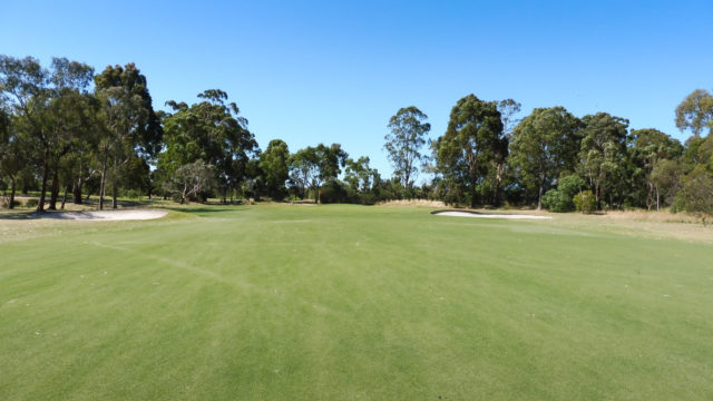 The 6th green at Cranbourne Golf Club