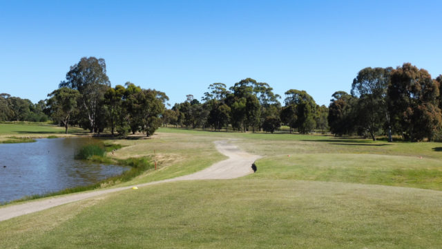 The 7th tee at Cranbourne Golf Club
