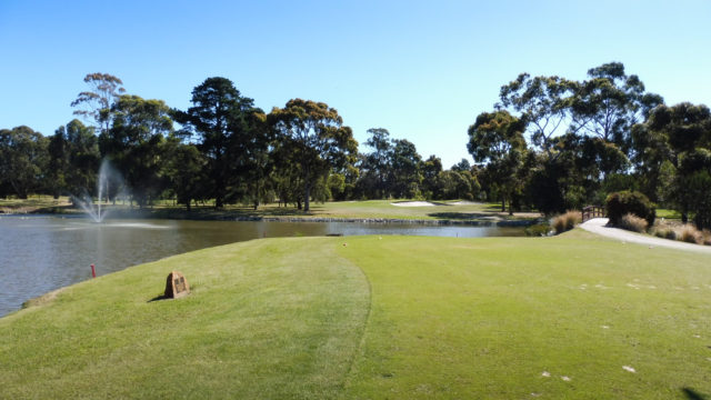 The 8th tee at Cranbourne Golf Club