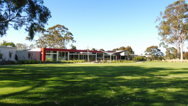 The clubhouse at Cranbourne Golf Club