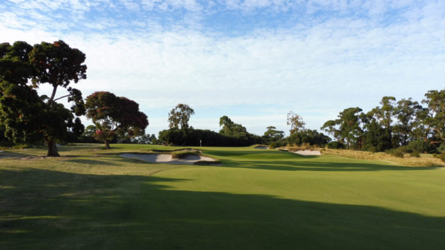 The 7th green at Kingston Heath Golf Club