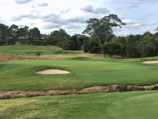 The 13th green at Riversdale Golf Club