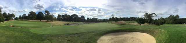 Panoramic view from 13th green at Riversdale Golf Club