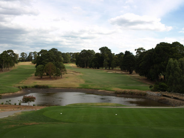The 15th tee at Riversdale Golf Club