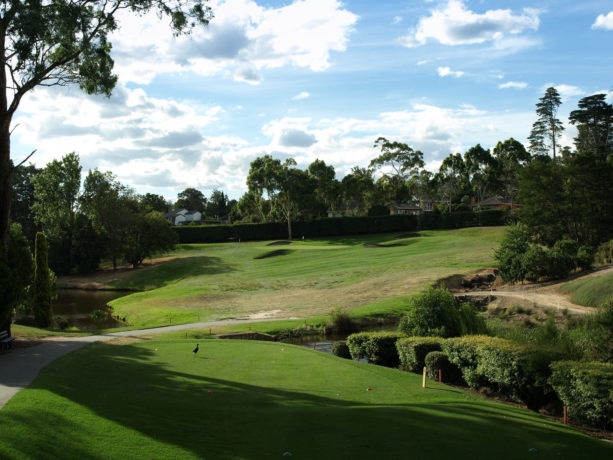 The 17th tee at Riversdale Golf Club