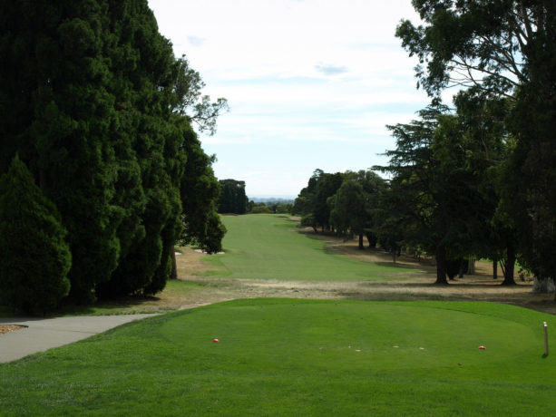 The 6th tee at Riversdale Golf Club