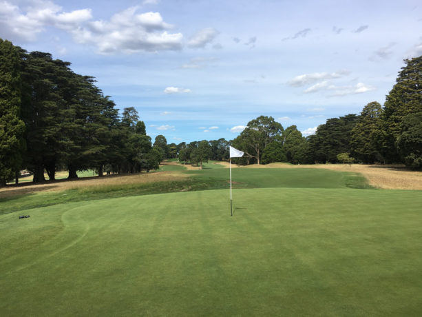 The 6th green at Riversdale Golf Club