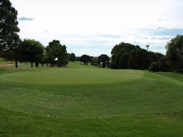The 7th green at Riversdale Golf Club