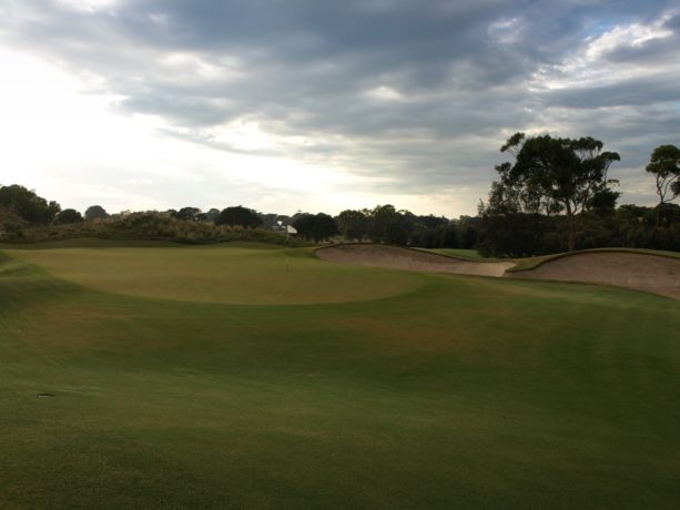 The 12th green at Sorrento Golf Club