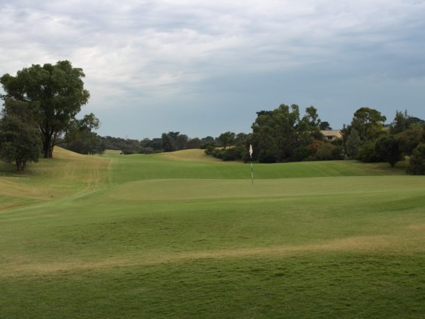 The 3rd green at Sorrento Golf Club