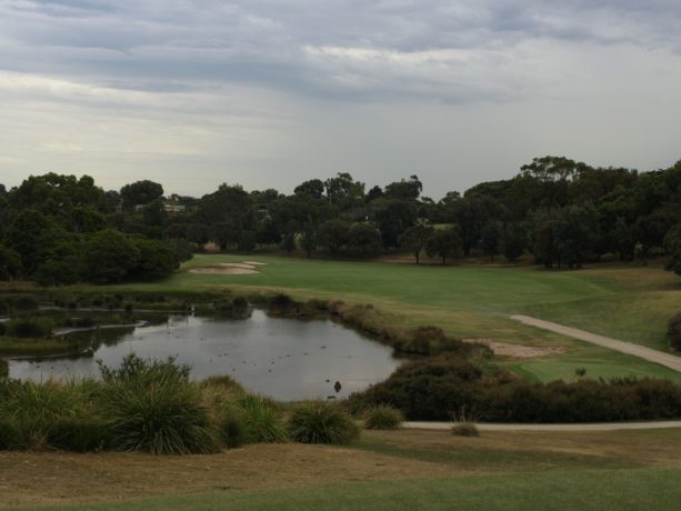 The 8th tee at Sorrento Golf Club