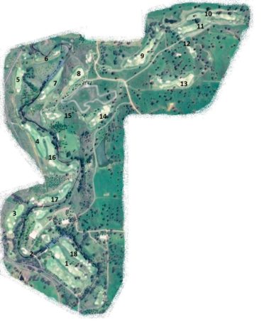 Map of Ellerston Golf Course