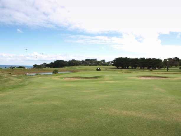 The 11th fairway at Flinders Golf Club