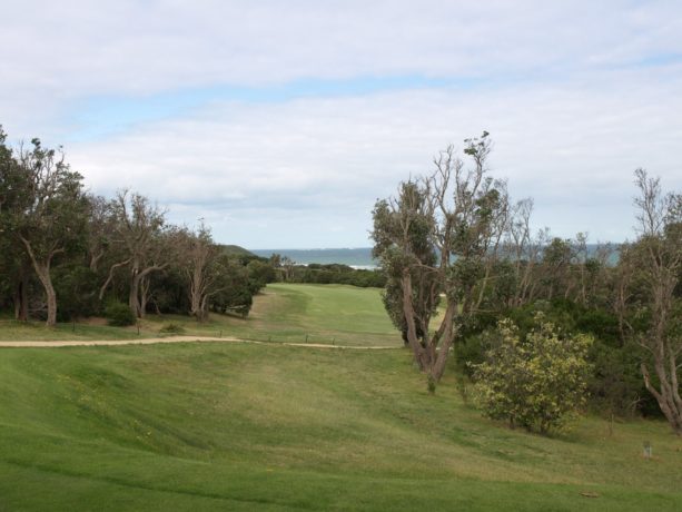 The 13th tee at Flinders Golf Club