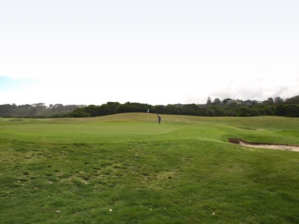 The 14th green at Flinders Golf Club