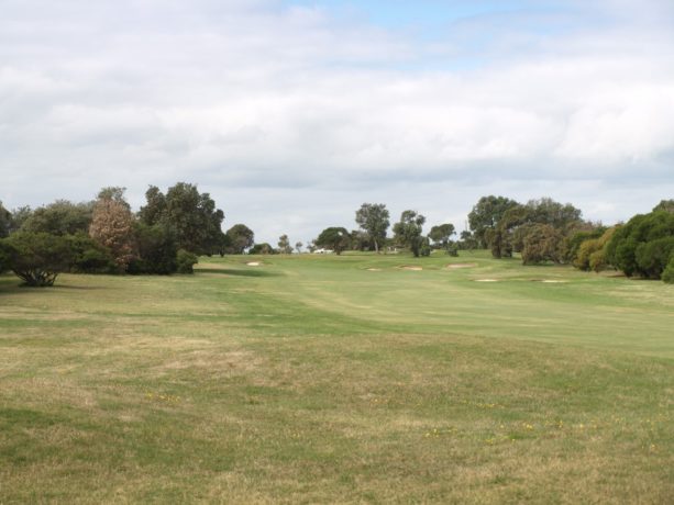 The 15th fairway at Flinders Golf Club