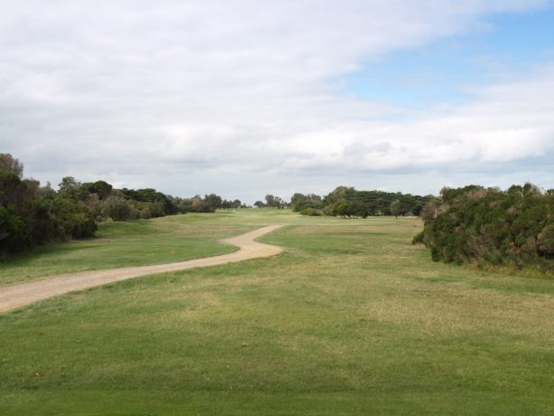 The 15th tee at Flinders Golf Club