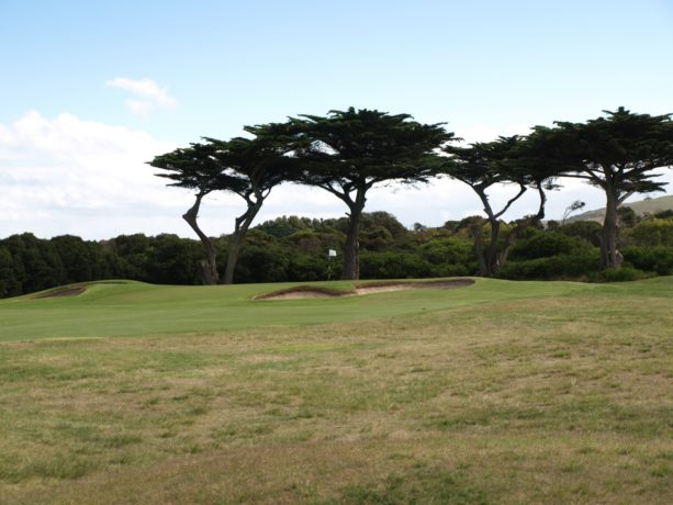 The 16th fairway at Flinders Golf Club