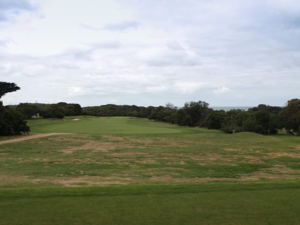 The 1st tee at Flinders Golf Club