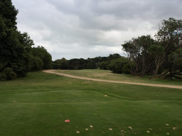 The 3rd tee at Flinders Golf Club