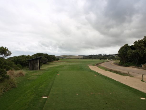 The 4th tee at Flinders Golf Club