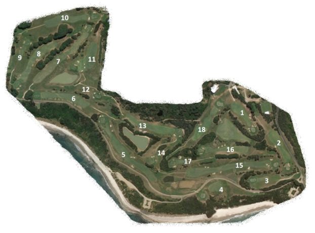 Map of Flinders Golf Club