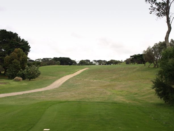 The 6th tee at Flinders Golf Club