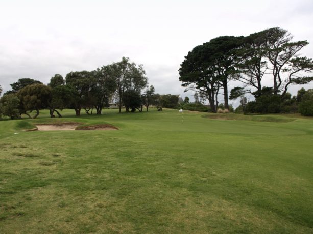 The 7th green at Flinders Golf Club